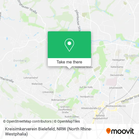 Карта Kreisimkerverein Bielefeld