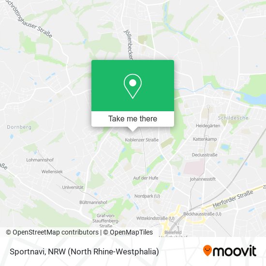 Sportnavi map