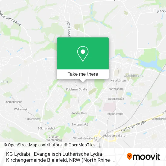 KG Lydiabi : Evangelisch-Lutherische Lydia-Kirchengemeinde Bielefeld map