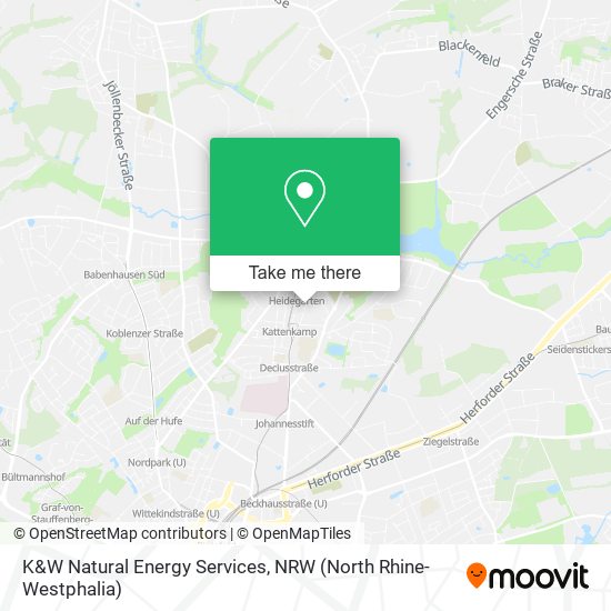 K&W Natural Energy Services map