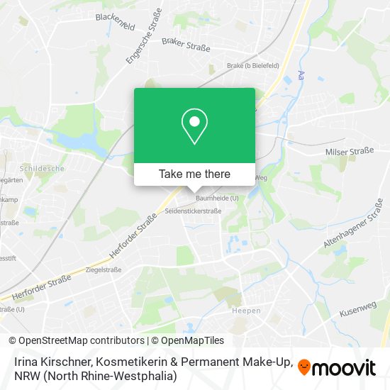 Irina Kirschner, Kosmetikerin & Permanent Make-Up map