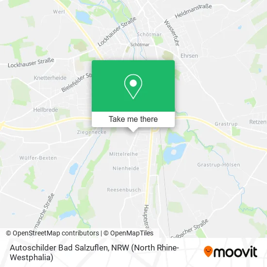 Карта Autoschilder Bad Salzuflen
