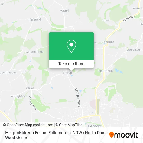 Карта Heilpraktikerin Felicia Falkenstein