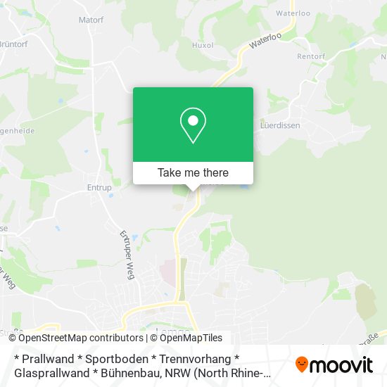 * Prallwand * Sportboden * Trennvorhang * Glasprallwand * Bühnenbau map