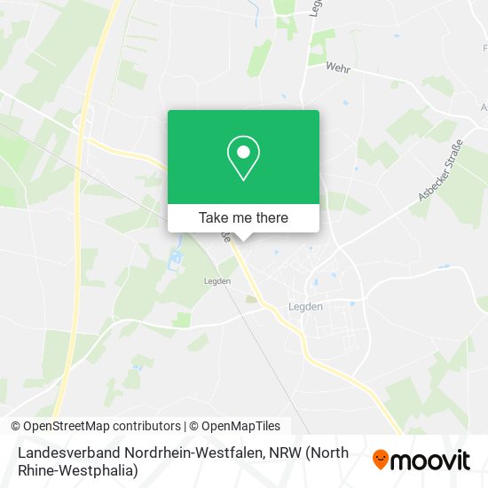 Landesverband Nordrhein-Westfalen map