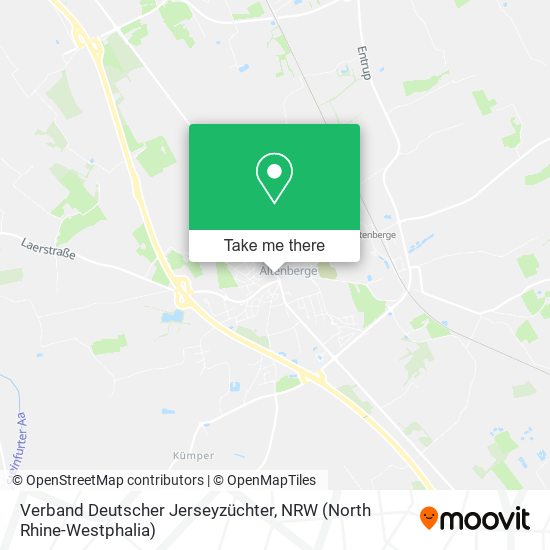 Verband Deutscher Jerseyzüchter map