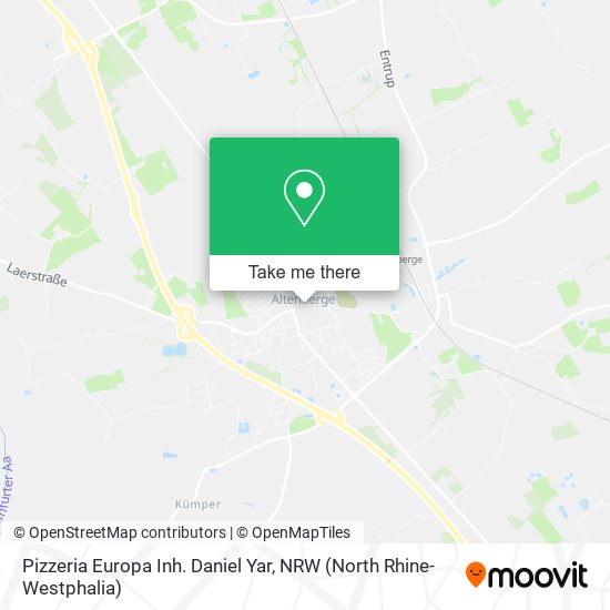 Pizzeria Europa Inh. Daniel Yar map