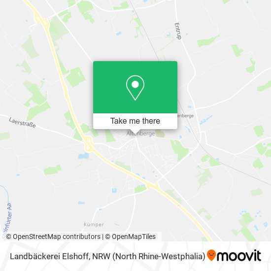 Landbäckerei Elshoff map