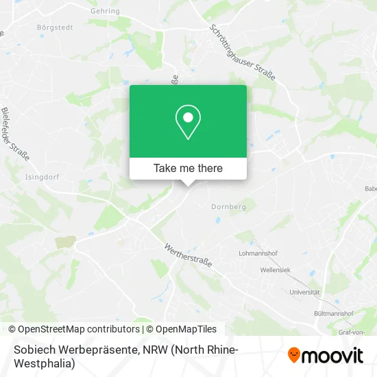 Карта Sobiech Werbepräsente