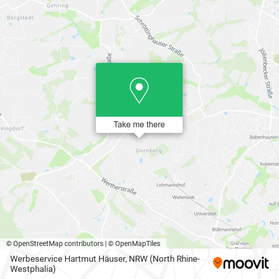 Карта Werbeservice Hartmut Häuser