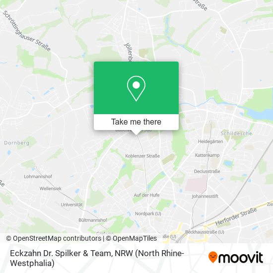 Eckzahn Dr. Spilker & Team map