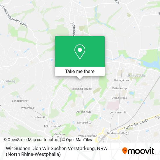 Wir Suchen Dich Wir Suchen Verstärkung map