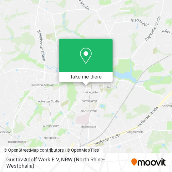 Карта Gustav Adolf Werk E V