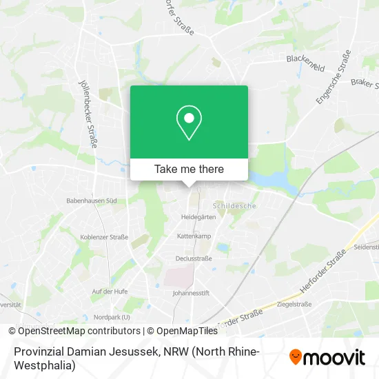 Карта Provinzial Damian Jesussek