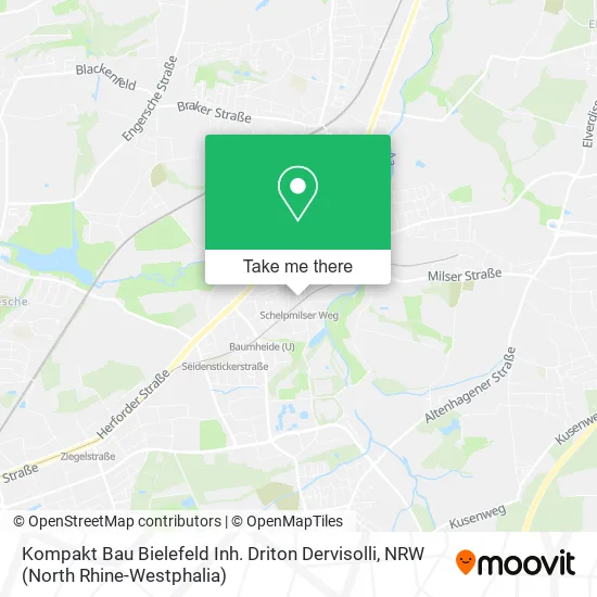 Карта Kompakt Bau Bielefeld Inh. Driton Dervisolli