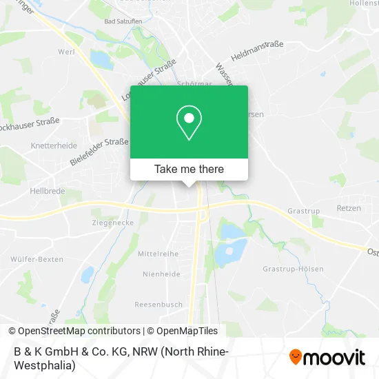 B & K GmbH & Co. KG map