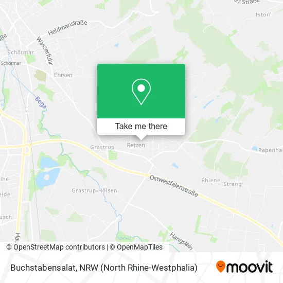 Карта Buchstabensalat