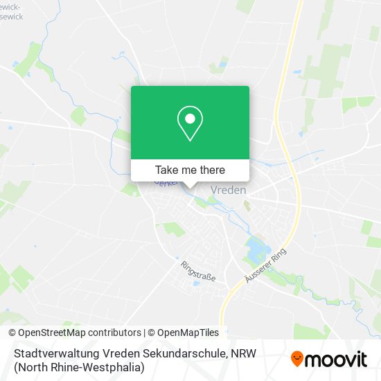 Stadtverwaltung Vreden Sekundarschule map