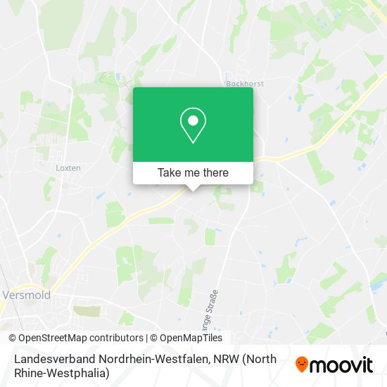 Landesverband Nordrhein-Westfalen map