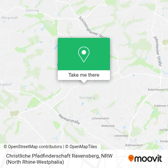 Christliche Pfadfinderschaft Ravensberg map