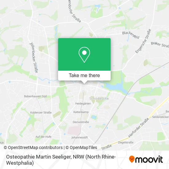 Карта Osteopathie Martin Seeliger