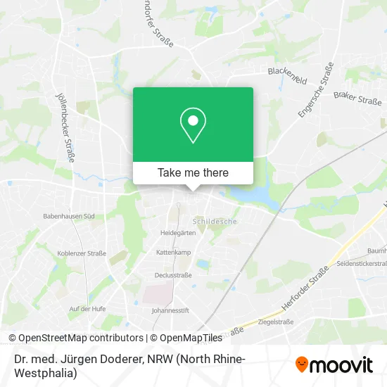 Карта Dr. med. Jürgen Doderer