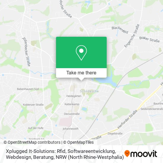 Карта Xplugged It-Solutions: Rfid, Softwareentwicklung, Webdesign, Beratung