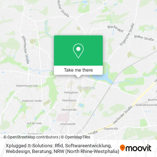 Карта Xplugged It-Solutions: Rfid, Softwareentwicklung, Webdesign, Beratung