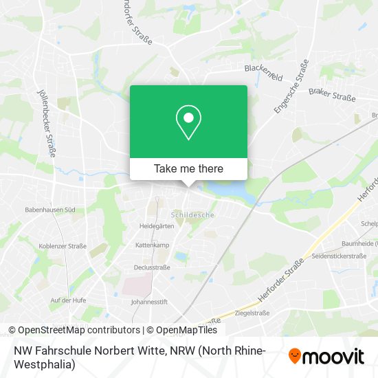 NW Fahrschule Norbert Witte map