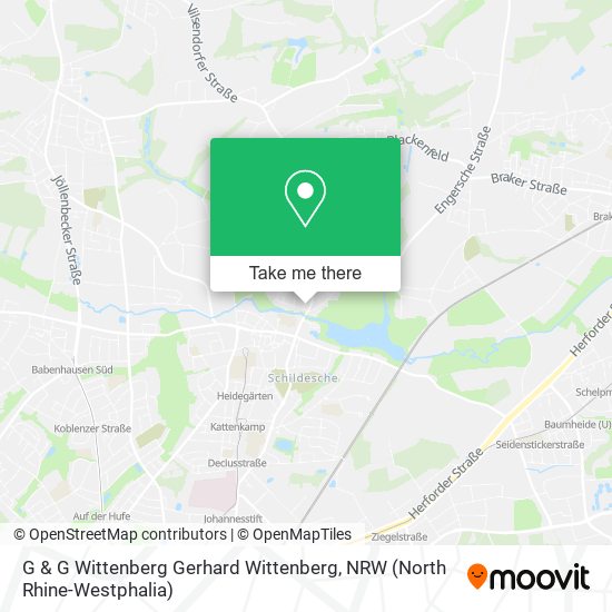 G & G Wittenberg Gerhard Wittenberg map