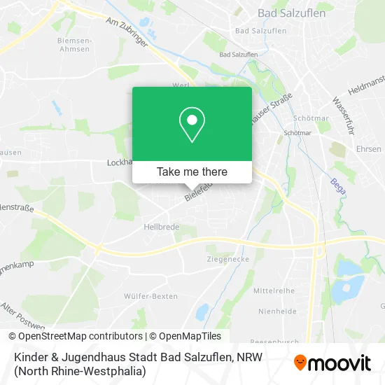 Карта Kinder & Jugendhaus Stadt Bad Salzuflen
