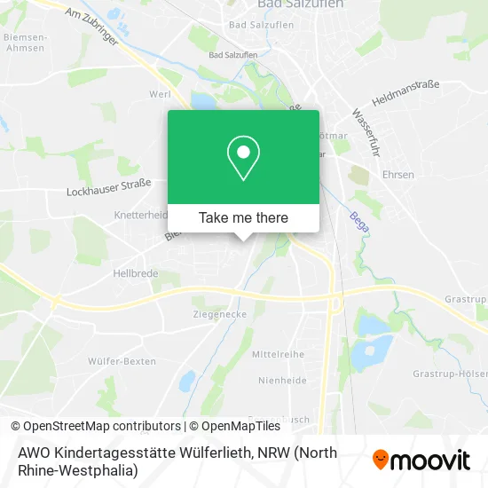Карта AWO Kindertagesstätte Wülferlieth