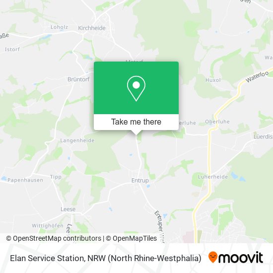 Elan Service Station map