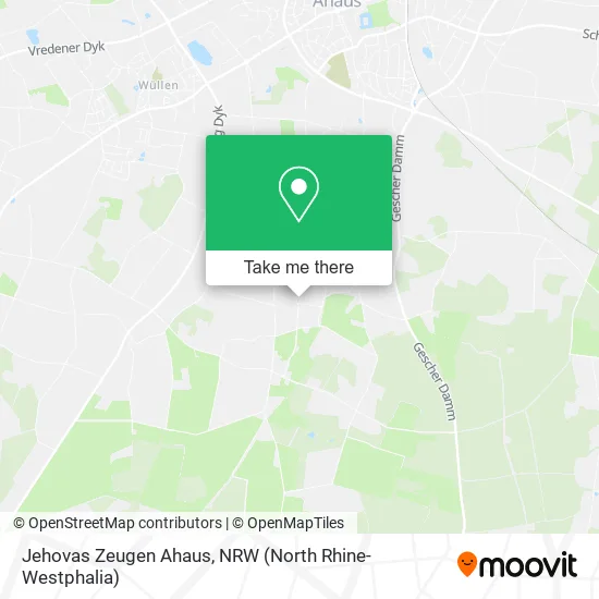 Карта Jehovas Zeugen Ahaus