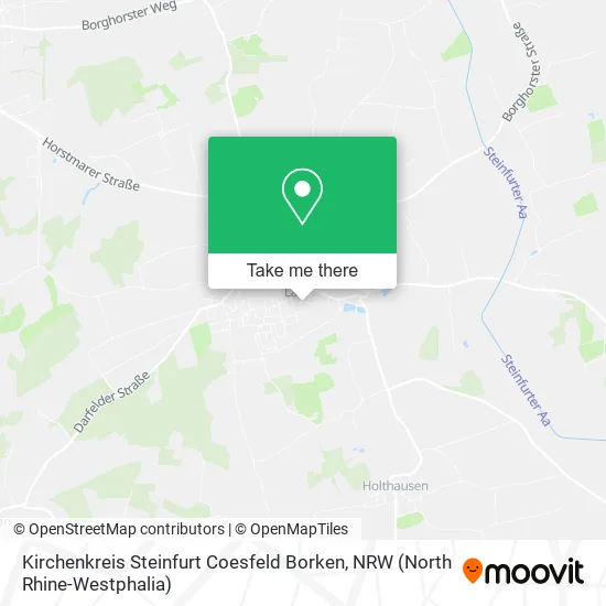 Карта Kirchenkreis Steinfurt Coesfeld Borken