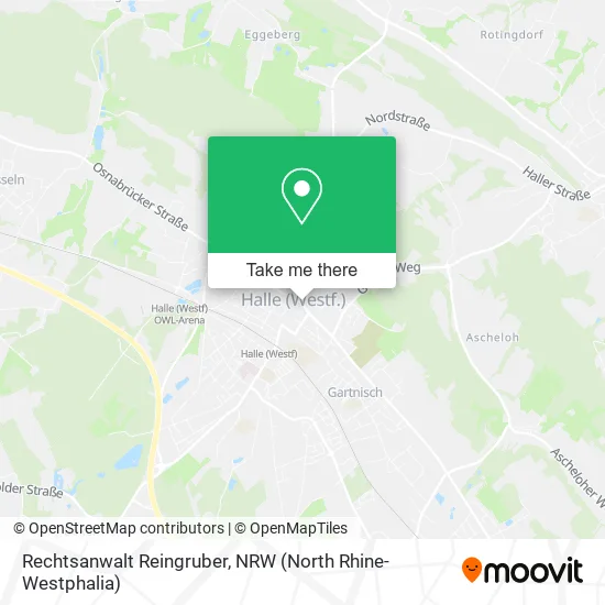 Карта Rechtsanwalt Reingruber