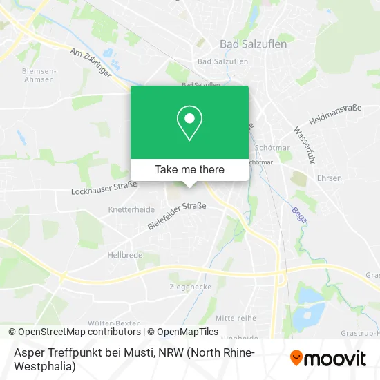Карта Asper Treffpunkt bei Musti
