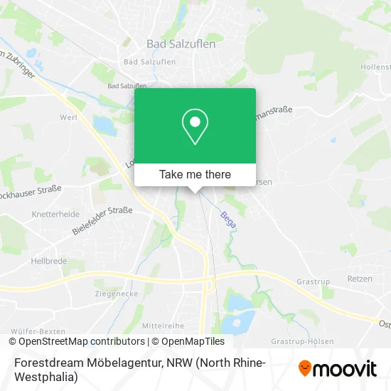 Карта Forestdream Möbelagentur
