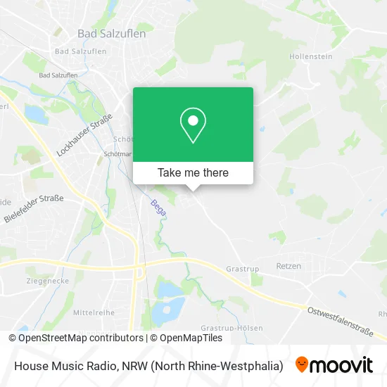 House Music Radio map