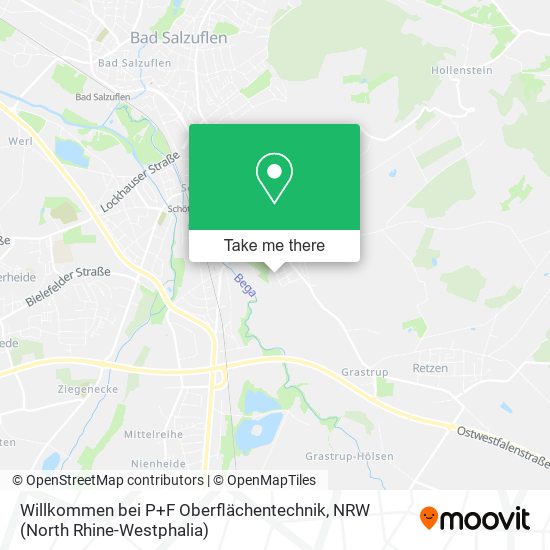 Willkommen bei P+F Oberflächentechnik map