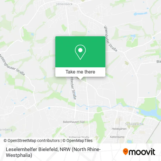 Карта Leselernhelfer Bielefeld