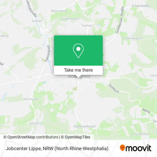 Карта Jobcenter Lippe