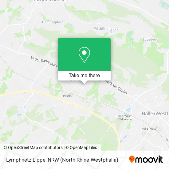 Карта Lymphnetz Lippe