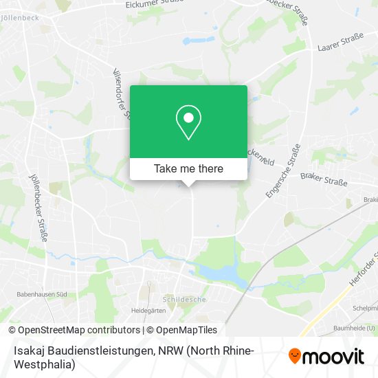 Isakaj Baudienstleistungen map