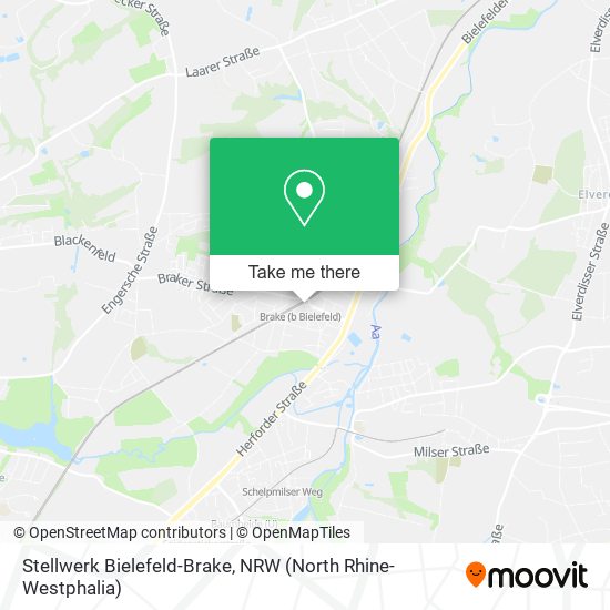 Stellwerk Bielefeld-Brake map