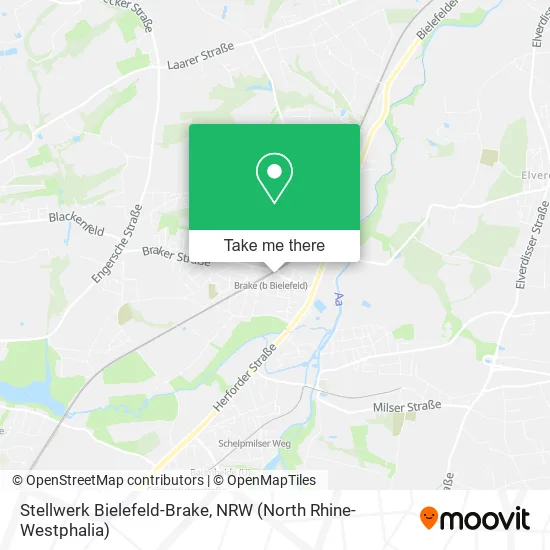 Карта Stellwerk Bielefeld-Brake