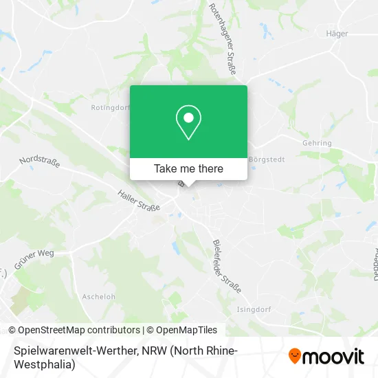 Карта Spielwarenwelt-Werther