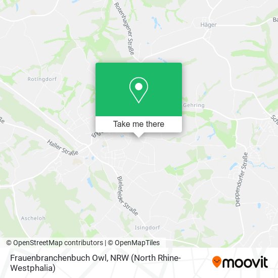 Frauenbranchenbuch Owl map