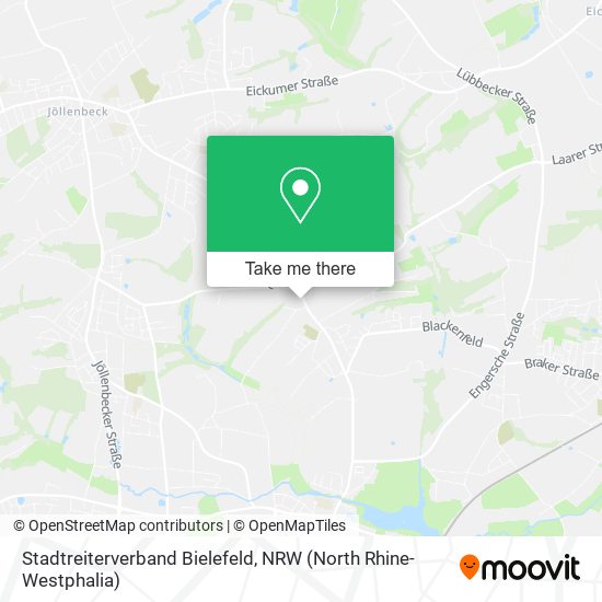 Stadtreiterverband Bielefeld map