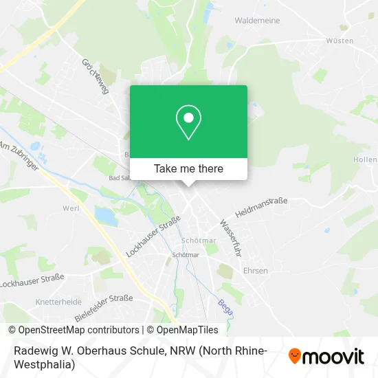 Radewig W. Oberhaus Schule map